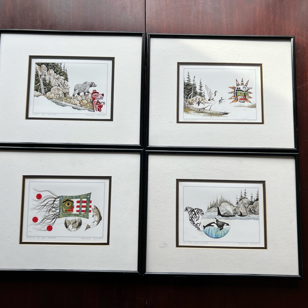 Set of Four Framed Art Prints